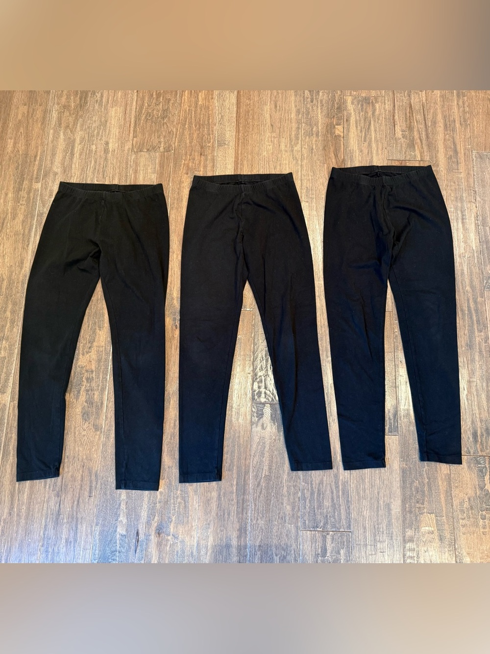 3 pairs of Girls size XL (14/16) Cat & Jack black leggings
